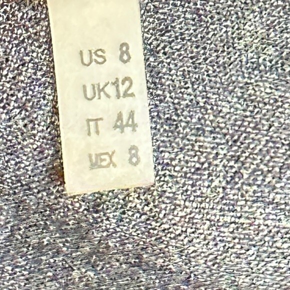 Elie Tahari Grey Wool Crepe Pencil Skirt 8 - Picture 4 of 8